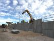 Construction of Project Neon MSE Wall in Las Vegas