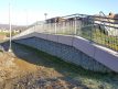 MSE Wall Constructed with Guard Rail at Renva Weeks Knowles Memorial Bridge