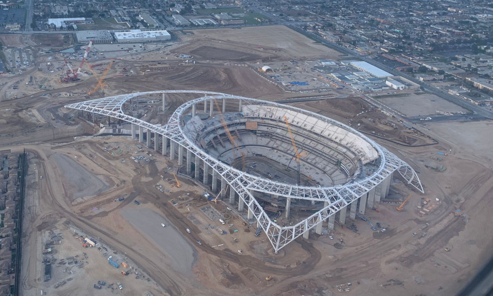 SoFi Stadium featured on Discovery and Science Channel