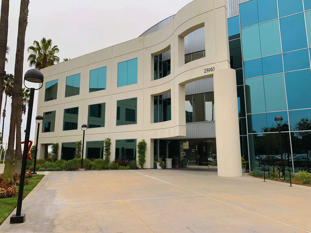 Exterior of RECo Southwest Region Office in Laguna Hills, California